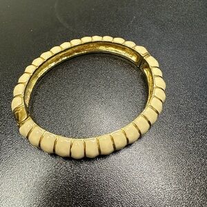 Elegant Beige Bangle Bracelet
